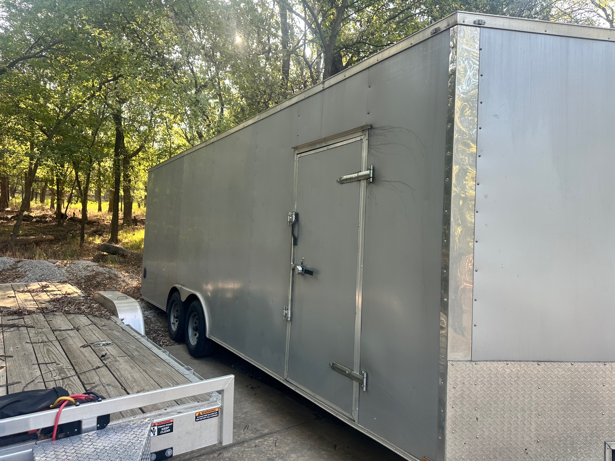 24ft Enclosed Car Trailer view 2 - 24'L x 8'6"W rental trailer