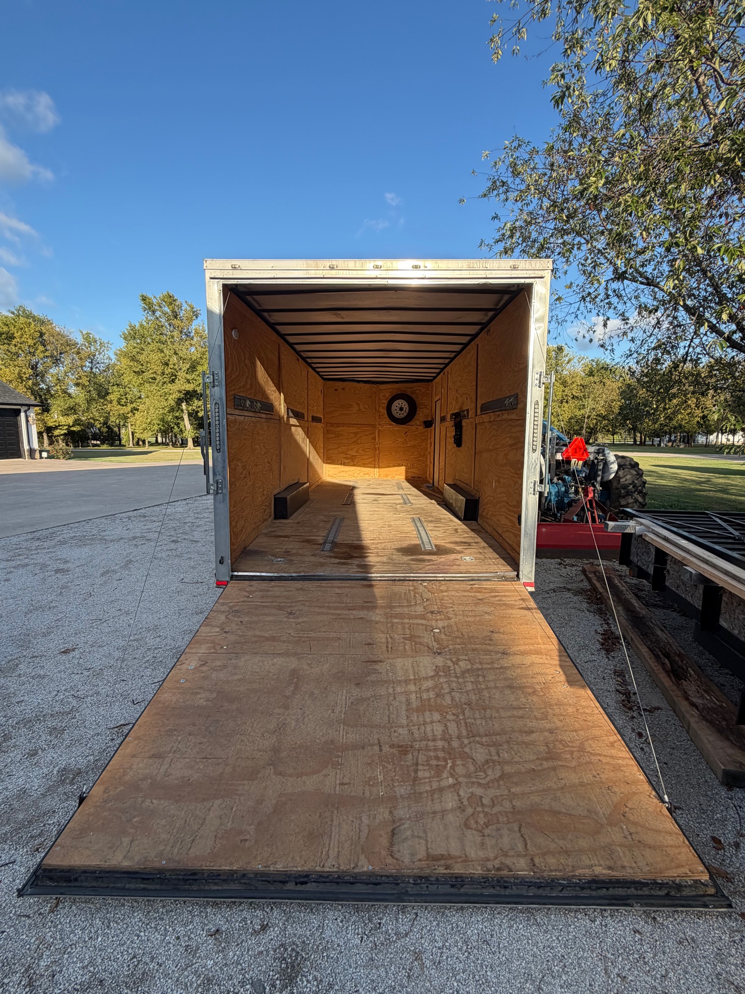 24ft Enclosed Car Trailer view 3 - 24'L x 8'6"W rental trailer